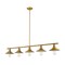 Z-Lite Casa 5 Light Island/Billiard, Factory Brass & Factory Brass 613-5L-FB - alternate 2